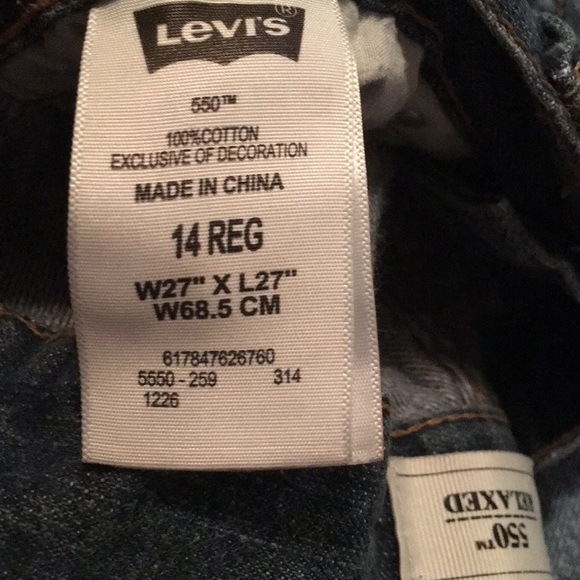 Levis relaxed 550 jean - Picture 6 of 6